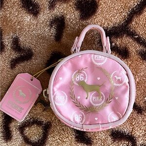 Victoria's Secret Pink Change Purse with Gold Accents